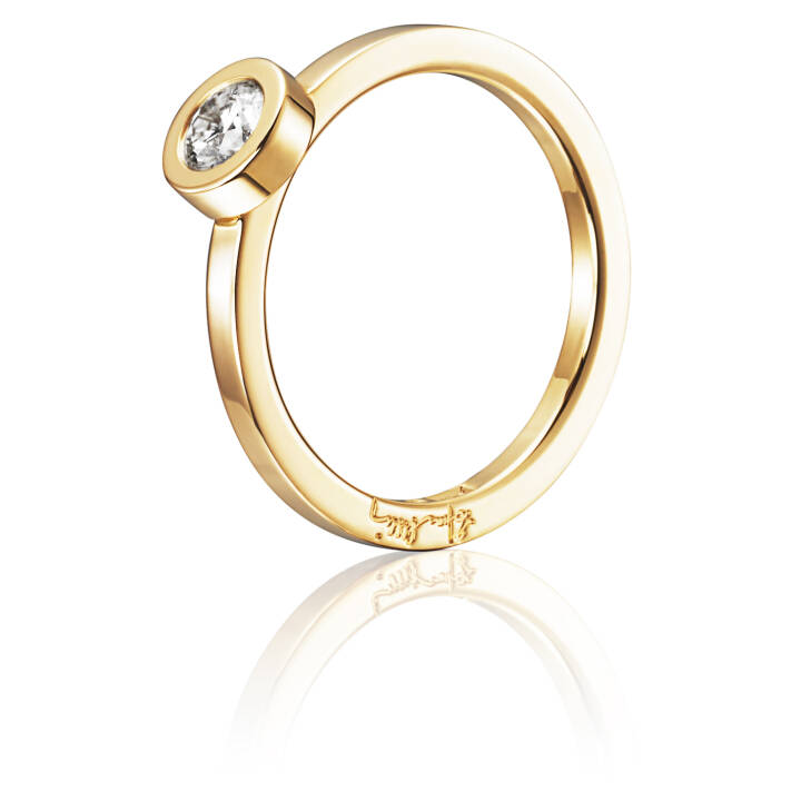 The Wedding Thin 0.30 ct diamant Ring Guld i gruppen Ringe / Diamantringe hos SCANDINAVIAN JEWELRY DESIGN (13-101-01120)