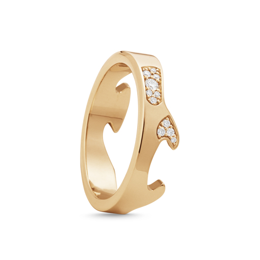 FUSION END Ring Diamant (Roséguld) i gruppen Ringe / Forlovelses- og vielsesringe hos SCANDINAVIAN JEWELRY DESIGN (20001066)