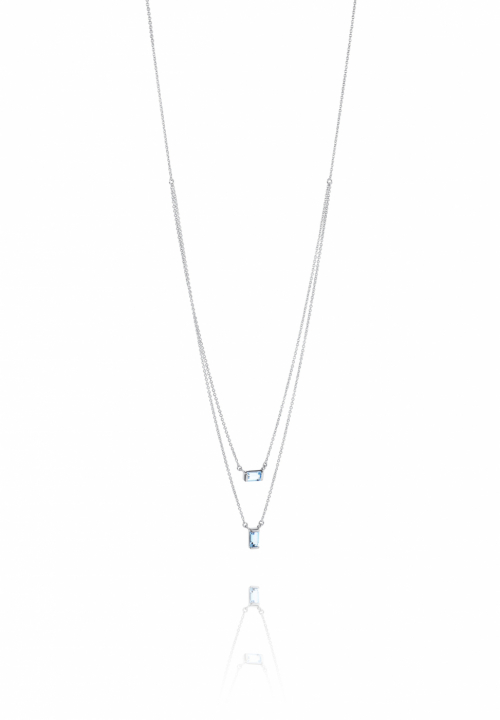 A Macaron Dream Stud Halskæde Sølv 40-45 cm i gruppen Halskæde / Sølvhalskæde hos SCANDINAVIAN JEWELRY DESIGN (10-100-01987-4045)