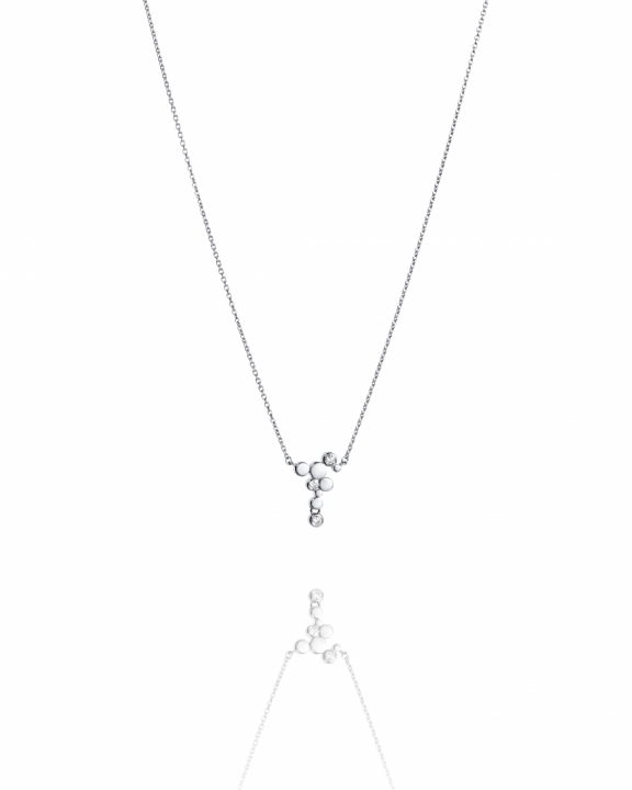 Little Champagne Necklace Silver i gruppen Halskæde / Sølvhalskæde hos SCANDINAVIAN JEWELRY DESIGN (10-100-02369-4045)