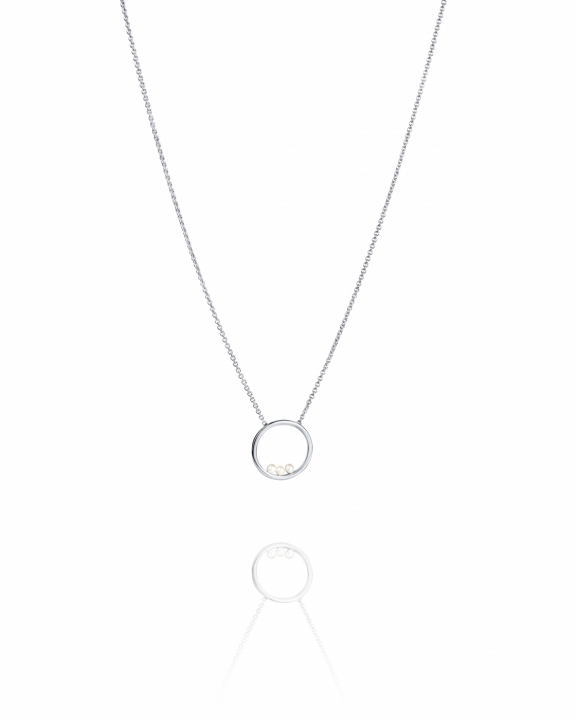 Roller coaster Necklace Silver i gruppen Halskæde / Sølvhalskæde hos SCANDINAVIAN JEWELRY DESIGN (10-100-02378-4045)