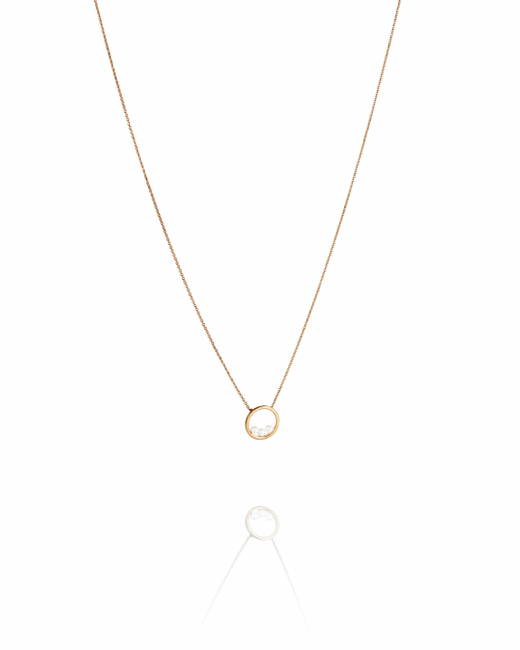 Little roller coaster Necklace Gold i gruppen Halskæde / Guldhalskæde hos SCANDINAVIAN JEWELRY DESIGN (10-101-02376-4045)