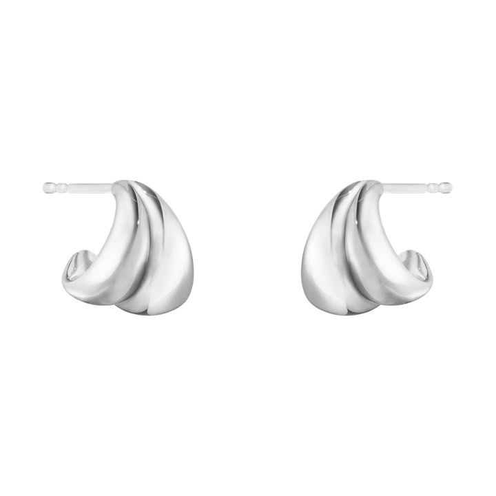 CURVE SMALL Ørering Sølv i gruppen Øreringe / Sølvøreringe hos SCANDINAVIAN JEWELRY DESIGN (10017500)
