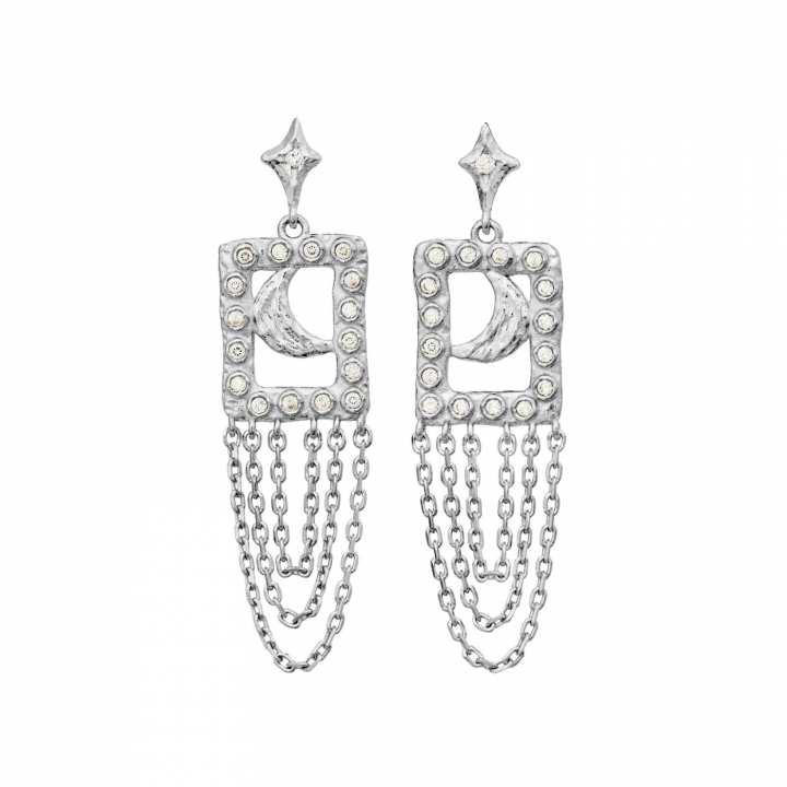 Barbra Earrings Silver i gruppen Øreringe / Sølvøreringe hos SCANDINAVIAN JEWELRY DESIGN (10026C)