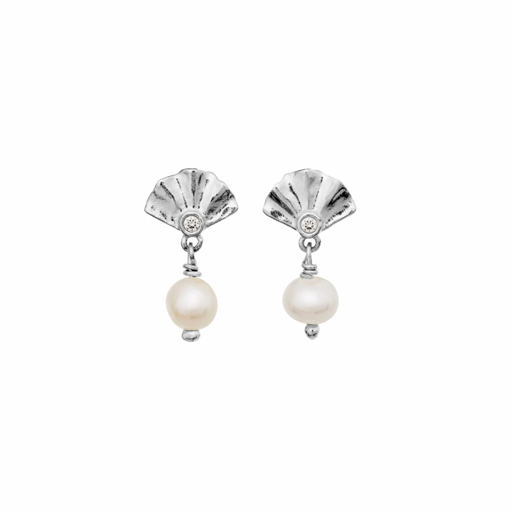 Odette Earrings Silver i gruppen Øreringe / Perleøreringe hos SCANDINAVIAN JEWELRY DESIGN (10038C)