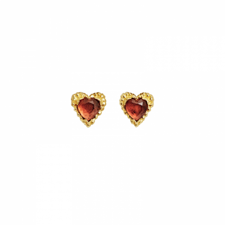 Lina Rosa Earrings Gold i gruppen Øreringe / Guldøreringe hos SCANDINAVIAN JEWELRY DESIGN (10048A)