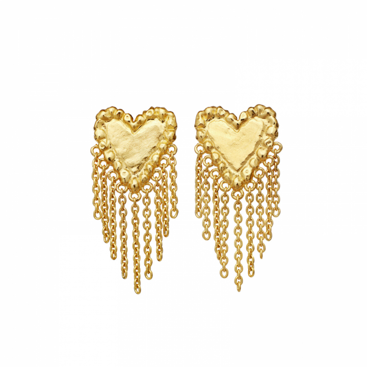 Giulietta Örhängen Gold i gruppen Øreringe / Guldøreringe hos SCANDINAVIAN JEWELRY DESIGN (10052A)