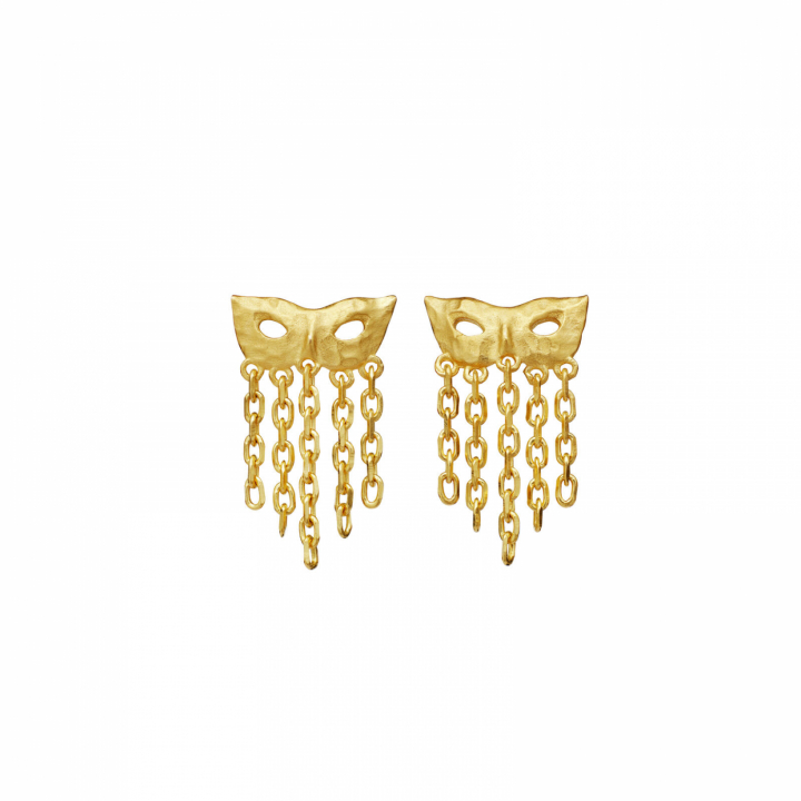 Celare Earrings Gold i gruppen Øreringe / Guldøreringe hos SCANDINAVIAN JEWELRY DESIGN (10057A)