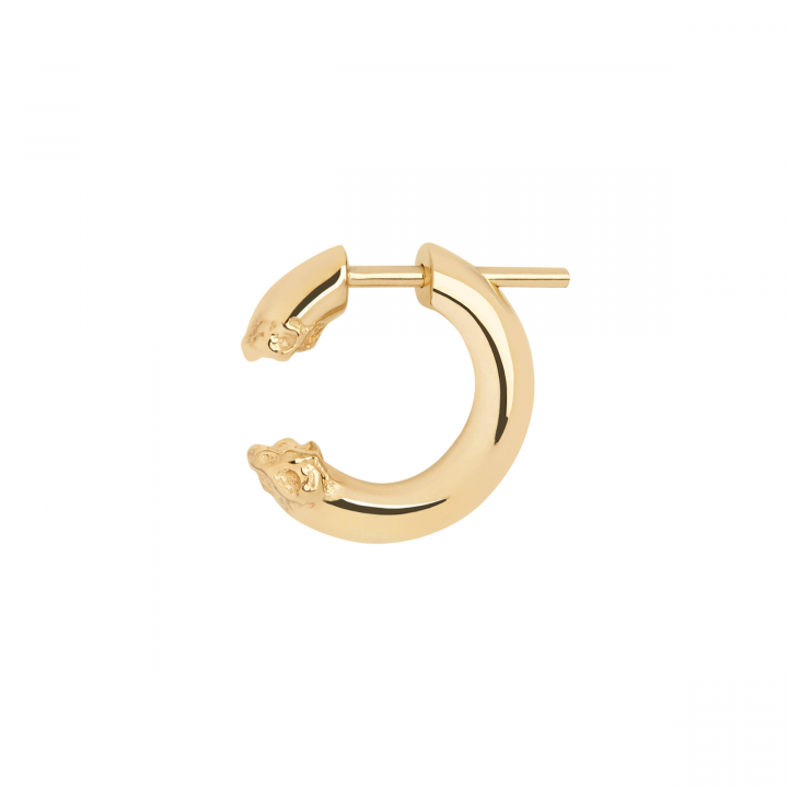 Terra 14 Earring Goldplated Silver (One) i gruppen Øreringe / Guldøreringe hos SCANDINAVIAN JEWELRY DESIGN (100900YG-14)