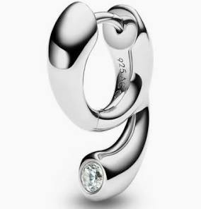 Mermaid Pool Huggie Earrings Silver (ONE) i gruppen Øreringe / Sølvøreringe hos SCANDINAVIAN JEWELRY DESIGN (101095AG)