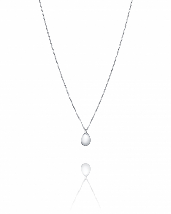 Mini Rose Petal Pendant Silver i gruppen Halskæde / Sølvhalskæde hos SCANDINAVIAN JEWELRY DESIGN (11-100-02419)