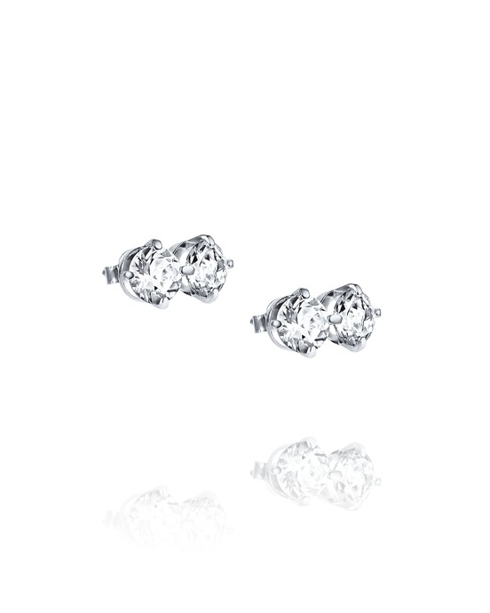 The Mountain & I Örhänge Silver Crystal Quartz i gruppen Øreringe / Sølvøreringe hos SCANDINAVIAN JEWELRY DESIGN (12-100-02088-0000)