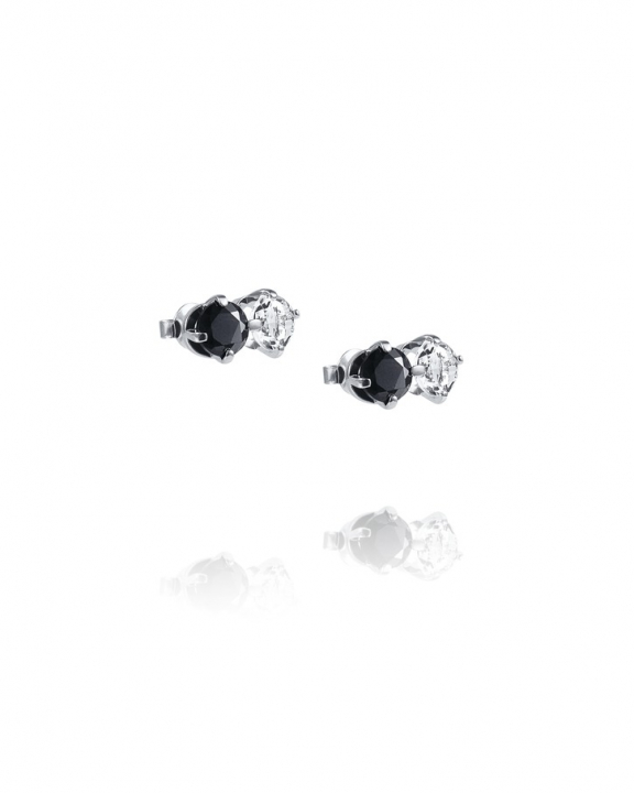 Product Image for Efva Attling The Storm & I Ørering Sølv Crystal Quartz/Onyx