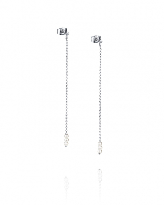 My Little Pearl Earrings Silver i gruppen Øreringe / Perleøreringe hos SCANDINAVIAN JEWELRY DESIGN (12-100-02372-0000)