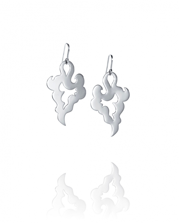 Genie Earrings Silver i gruppen Øreringe / Sølvøreringe hos SCANDINAVIAN JEWELRY DESIGN (12-100-02393-0000)