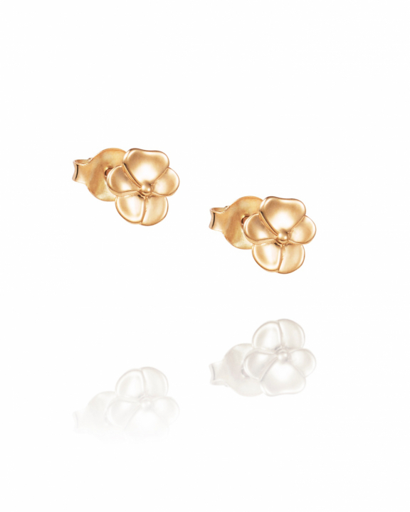Pensée Earrings Gold Plated i gruppen Øreringe / Guldøreringe hos SCANDINAVIAN JEWELRY DESIGN (12-108-02352-0000)