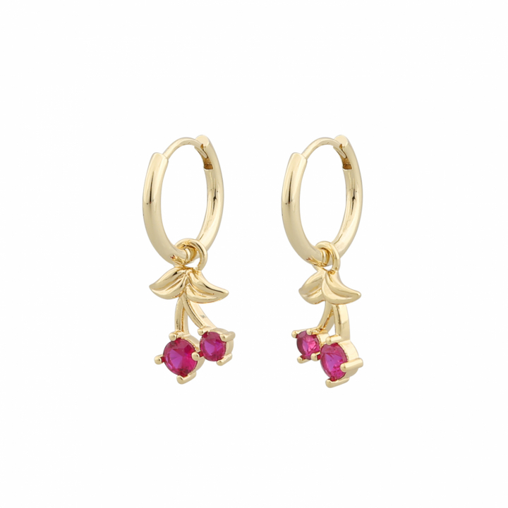 Product Image for SNÖ OF SWEDEN San Francisco ring Ørering cherry Guld