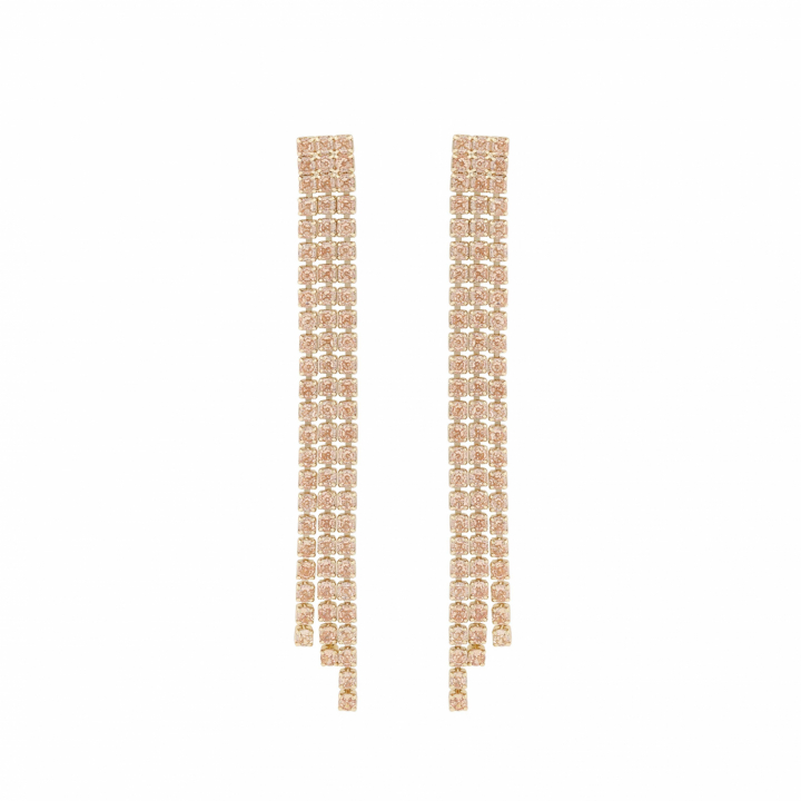 Essence small tassel ear Gold/champagne-Onesize i gruppen Øreringe / Guldøreringe hos SCANDINAVIAN JEWELRY DESIGN (1266-7500-370-ONE)