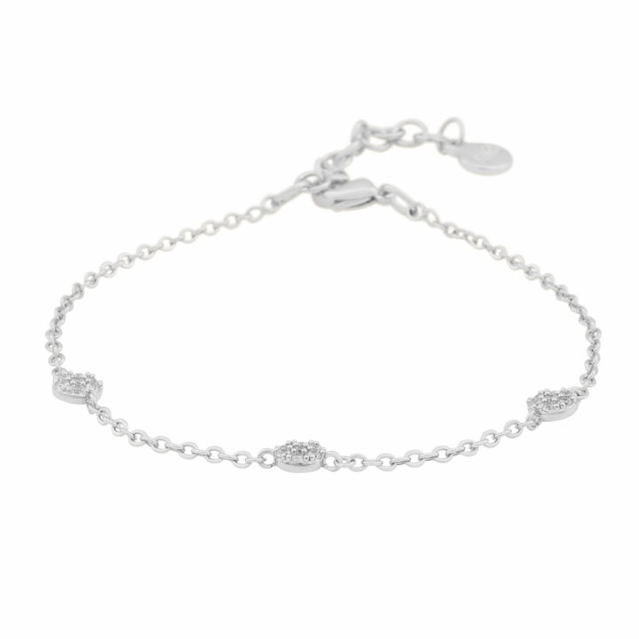 Product Image for SNÖ OF SWEDEN Copenhagen small chain brace Sølv/clear-Onesize