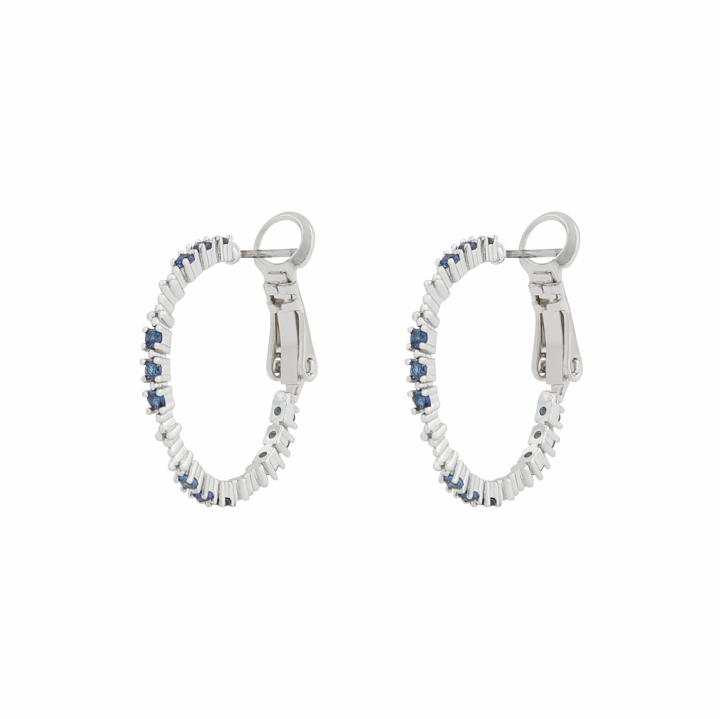 Product Image for SNÖ OF SWEDEN Copenhagen small ring ear Sølv/denim-Onesize