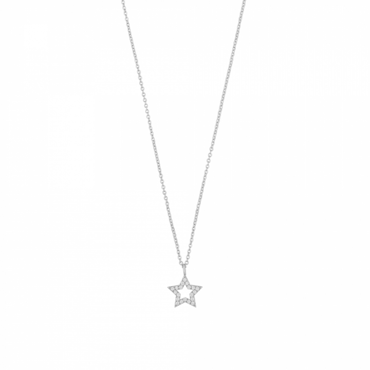 Product Image for SNÖ OF SWEDEN Wish pendant neck 42 Sølv/clear-42cm