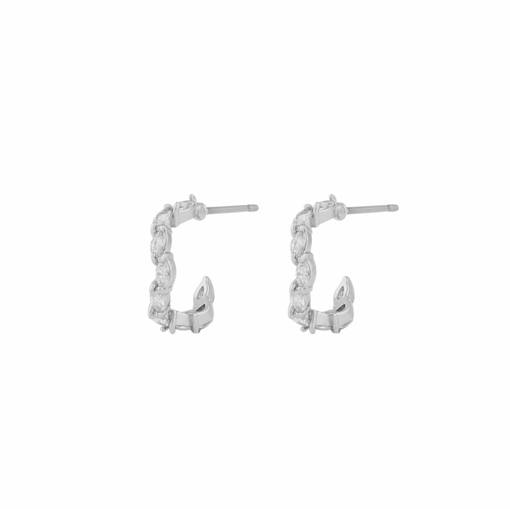 Product Image for SNÖ OF SWEDEN Meya small ring stone ear Sølv