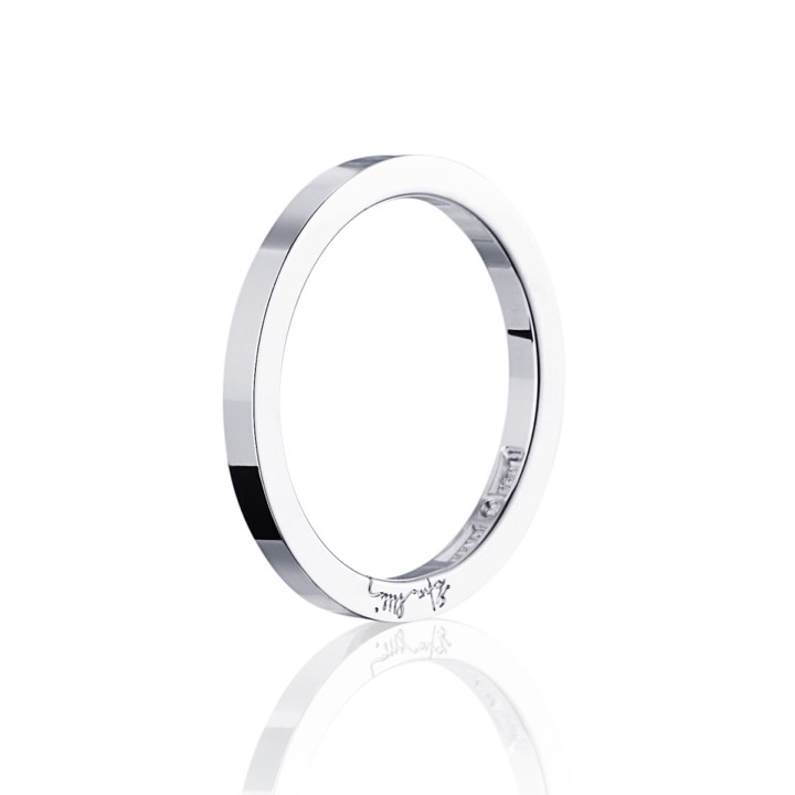 Plain & Signature Thin Ring Sølv i gruppen Ringe / Guldringe hos SCANDINAVIAN JEWELRY DESIGN (13-100-01048)