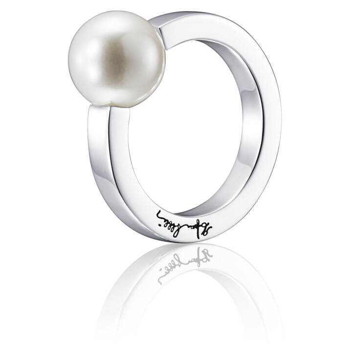 60's Pearl Ring Sølv i gruppen Ringe / Perleringe hos SCANDINAVIAN JEWELRY DESIGN (13-100-01185)