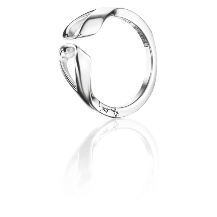 Folded Ring Sølv i gruppen Ringe / Sølvringe hos SCANDINAVIAN JEWELRY DESIGN (13-100-01593)