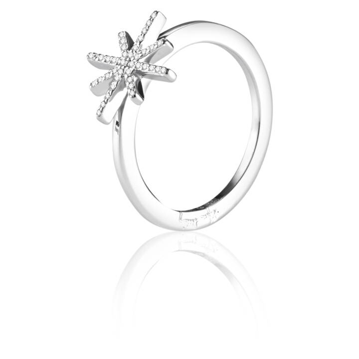Beam & Stars Ring Sølv i gruppen Ringe / Diamantringe hos SCANDINAVIAN JEWELRY DESIGN (13-100-01956)