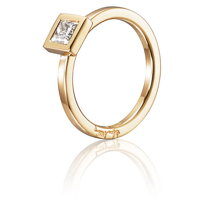 Product Image for Efva Attling Princess Wedding Thin 040 ct Ring Guld 15.00 mm