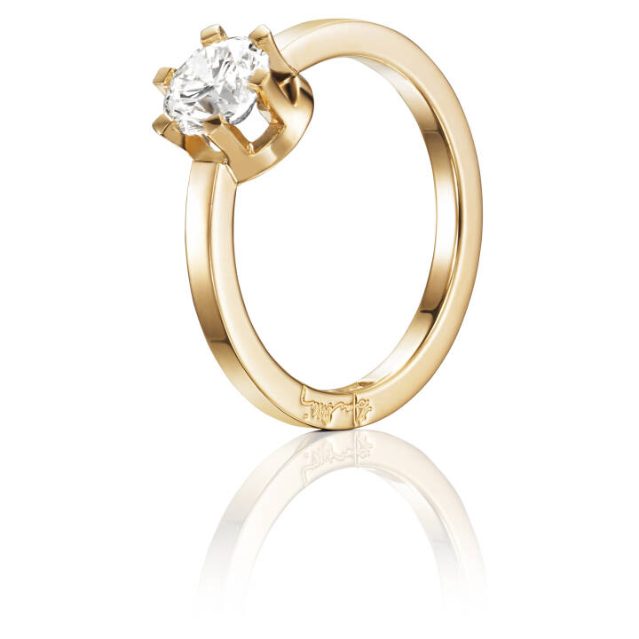 Crown Wedding 1.0 ct diamant Ring Guld i gruppen Ringe / Forlovelses- og vielsesringe hos SCANDINAVIAN JEWELRY DESIGN (13-101-01126)
