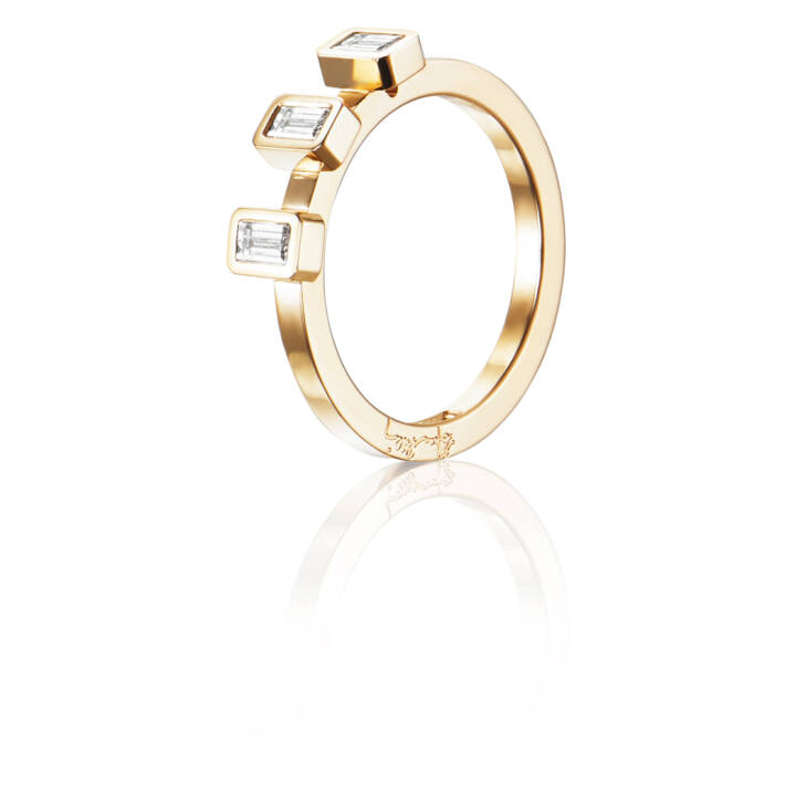 Baguette Wedding 0.30 ct diamant Ring Guld i gruppen Ringe / Forlovelses- og vielsesringe hos SCANDINAVIAN JEWELRY DESIGN (13-101-01555)