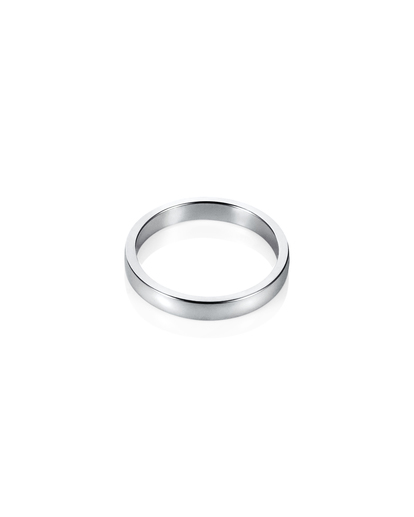 Half Round Thin Ring White gold i gruppen Ringe / Ringe i hvidguld hos SCANDINAVIAN JEWELRY DESIGN (13-102-02186-0000)