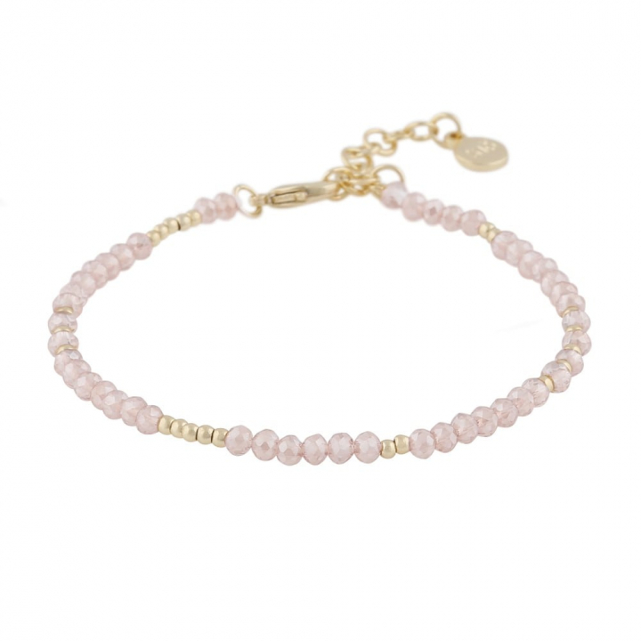 Harper brace Gold light pink i gruppen Armbånd / Guldarmbånd hos SCANDINAVIAN JEWELRY DESIGN (1314-3300-379)