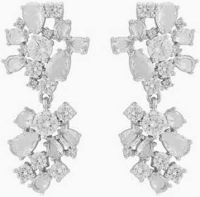 River pendant Earring Silver i gruppen Øreringe / Sølvøreringe hos SCANDINAVIAN JEWELRY DESIGN (1328-6100-012-ONE)