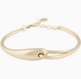 Aero small bracelet Gold  i gruppen Armbånd / Armringe hos SCANDINAVIAN JEWELRY DESIGN (1329-3100-257)