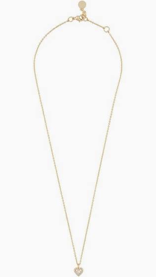 Nisi heart pendant Necklace Gold i gruppen Halskæde / Guldhalskæde hos SCANDINAVIAN JEWELRY DESIGN (1356-3100-251)