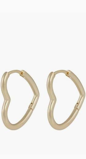 Lovely oval Earrings Gold i gruppen Øreringe / Guldøreringe hos SCANDINAVIAN JEWELRY DESIGN (1363-7300-257)