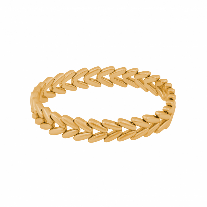 Liddy elastic Bracelet Gold onesize i gruppen Armbånd / Guldarmbånd hos SCANDINAVIAN JEWELRY DESIGN (1388-3600-257)
