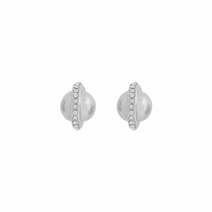 Bennet halo Earrings Silver i gruppen Øreringe / Sølvøreringe hos SCANDINAVIAN JEWELRY DESIGN (1390-6200-012)