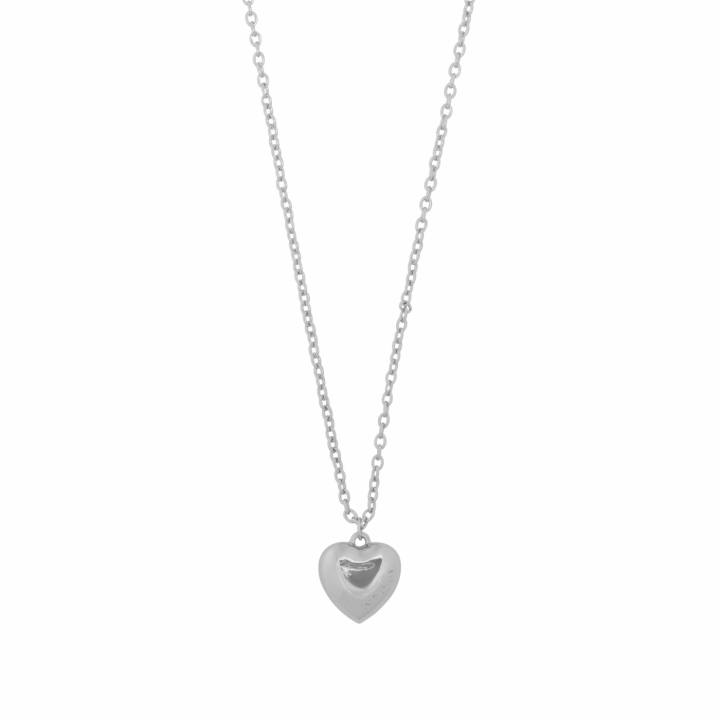 Cute big heart Necklace Silver i gruppen Halskæde / Sølvhalskæde hos SCANDINAVIAN JEWELRY DESIGN (1394-0450-256-50)