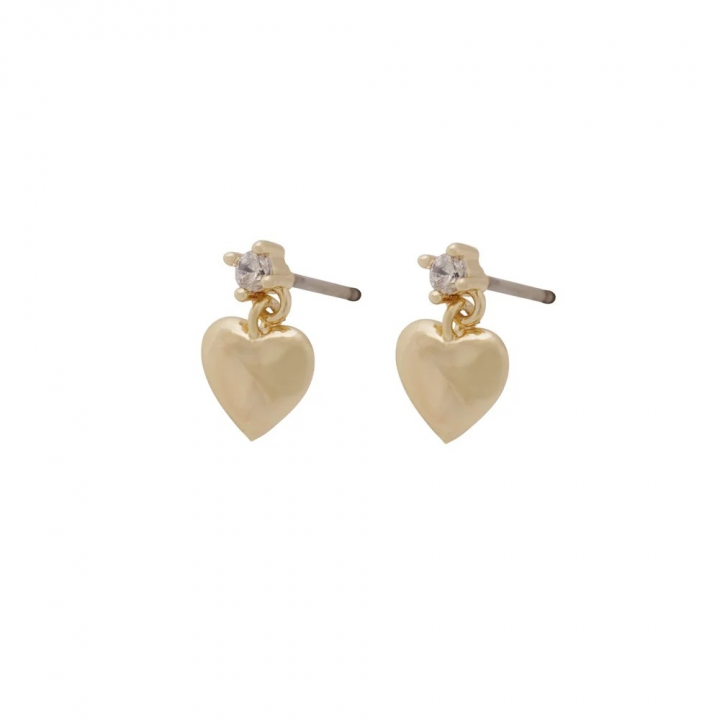 Cute short Earrings Gold i gruppen Øreringe / Guldøreringe hos SCANDINAVIAN JEWELRY DESIGN (1394-6700-251)