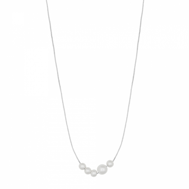 Karan Necklace Silver i gruppen Halskæde / Sølvhalskæde hos SCANDINAVIAN JEWELRY DESIGN (1399-0740-010)