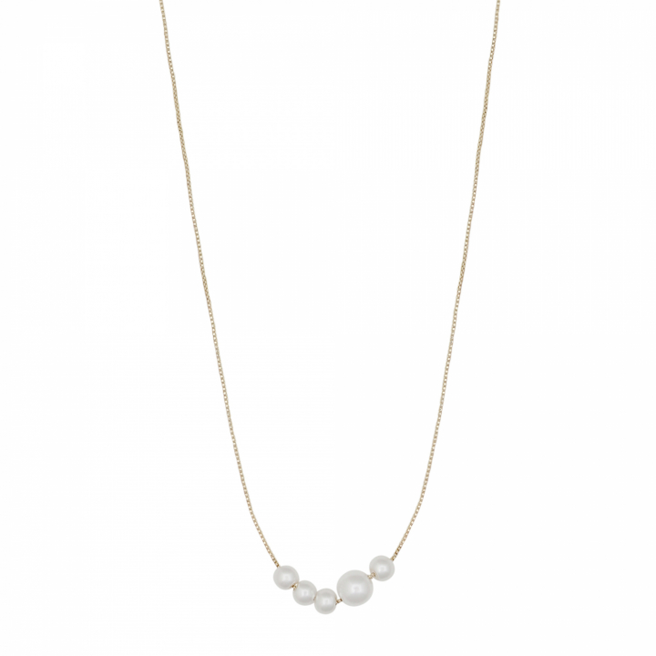Karan Necklace Gold i gruppen Halskæde / Guldhalskæde hos SCANDINAVIAN JEWELRY DESIGN (1399-0740-362)