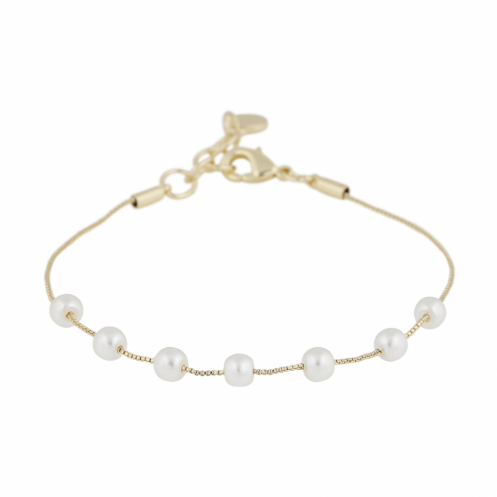 Karan Bracelet Gold i gruppen Armbånd / Guldarmbånd hos SCANDINAVIAN JEWELRY DESIGN (1399-3400-362)