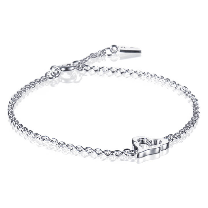 Product Image for Efva Attling Mini Crazy Heart Armbånd Sølv 17-19 cm