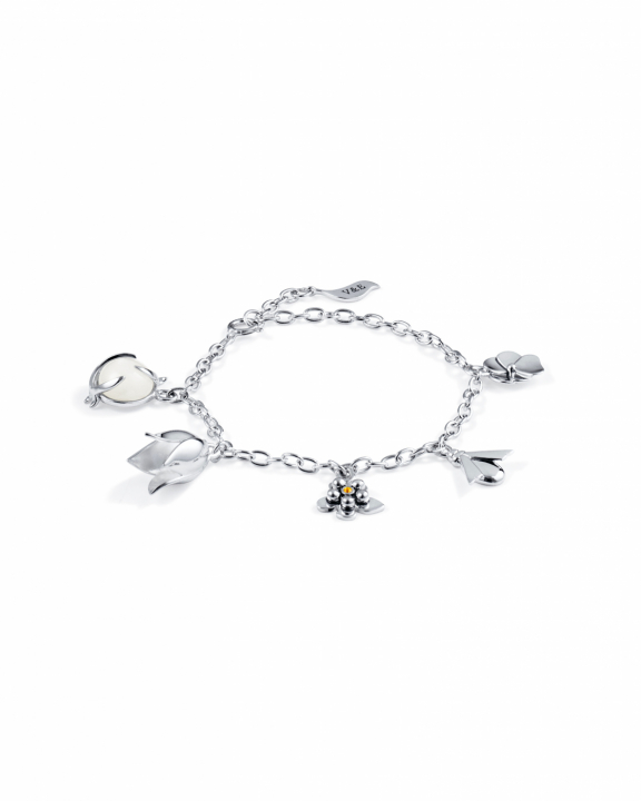 Garden Bracelet Silver i gruppen Armbånd / Sølvarmbånd hos SCANDINAVIAN JEWELRY DESIGN (14-100-02346-1619)