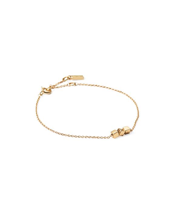 Dice Bracelet Gold i gruppen Armbånd / Guldarmbånd hos SCANDINAVIAN JEWELRY DESIGN (14-101-02212-1619)
