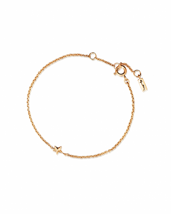Micro catch a falling star Bracelet Gold i gruppen Armbånd / Guldarmbånd hos SCANDINAVIAN JEWELRY DESIGN (14-101-02261-1619)